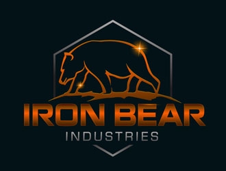 Iron Bear Industries logo design by DreamLogoDesign