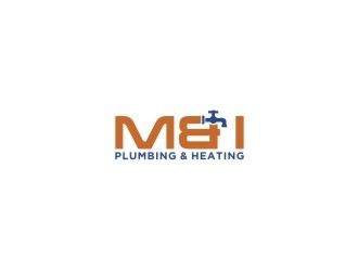 M & I PLUMBING & HEATING INC. logo design by bricton