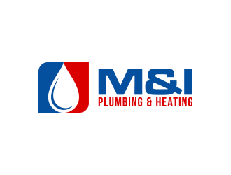 M & I PLUMBING & HEATING INC. logo design by lexipej