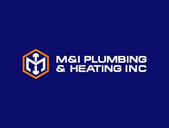 M & I PLUMBING & HEATING INC. logo design by josephope