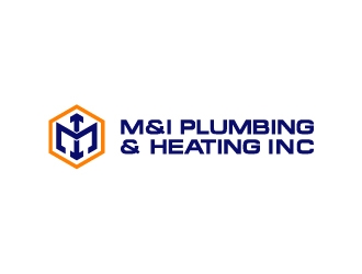 M & I PLUMBING & HEATING INC. logo design by josephope