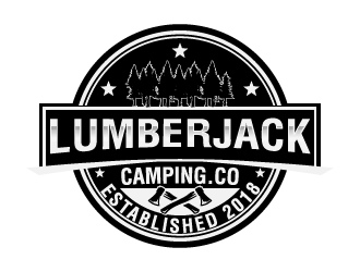 Lumberjack Camping Co. logo design by mirceabaciu