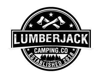Lumberjack Camping Co. logo design by mirceabaciu