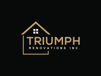 Triumph Renovations Inc. logo design by Suvendu
