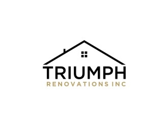 Triumph Renovations Inc. logo design by bricton