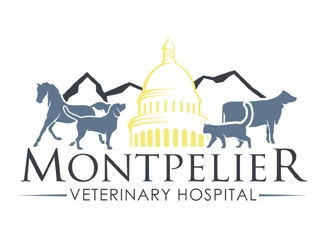 Montpelier Veterinary Hospital logo design by MAXR