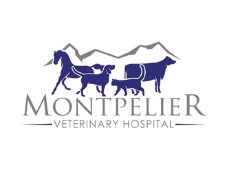 Montpelier Veterinary Hospital logo design by MAXR