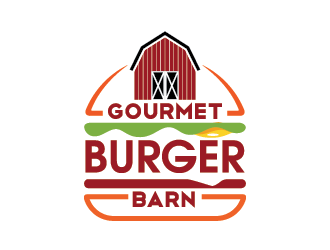 Gourmet Burger Barn logo design by Andri