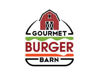 Gourmet Burger Barn logo design by Andri