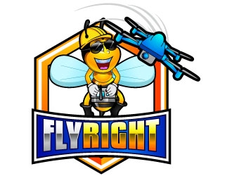 FlyRight logo design by uttam