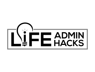 Life Admin Life Hacks logo design by IrvanB