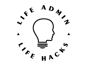 Life Admin Life Hacks logo design by Coolwanz