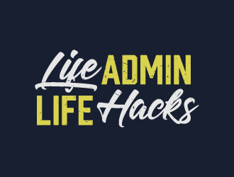 Life Admin Life Hacks logo design by akilis13