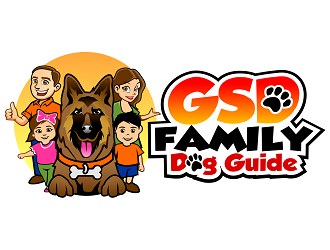 GSD Family Dog Guide logo design by haze