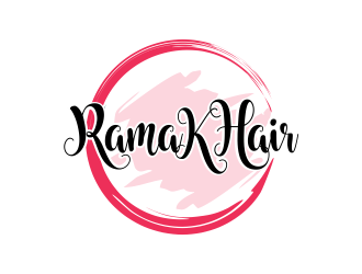 RamaKHair logo design by Girly