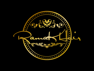 RamaKHair logo design by BrightARTS