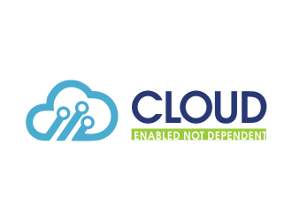 Cloud Enabled Not Dependent  logo design by JessicaLopes