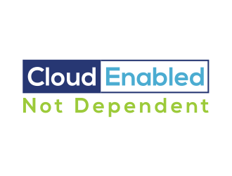 Cloud Enabled Not Dependent  logo design by cintoko