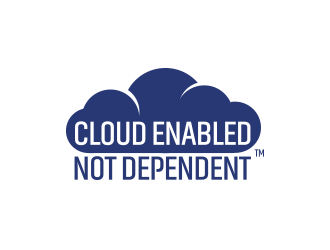 Cloud Enabled Not Dependent  logo design by keylogo
