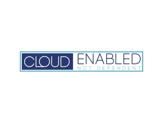 Cloud Enabled Not Dependent  logo design by MRANTASI