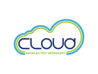Cloud Enabled Not Dependent  logo design by torresace