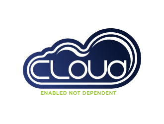 Cloud Enabled Not Dependent  logo design by torresace