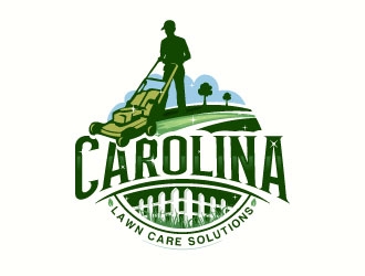 Carolina Lawn Care Solutions logo design by sanworks