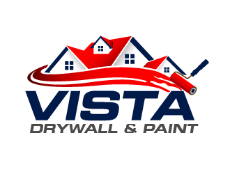 Vista Drywall & Paint logo design by THOR_