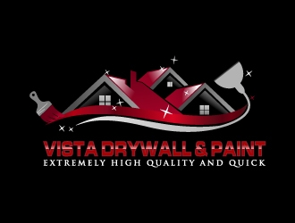 Vista Drywall & Paint logo design by jensen