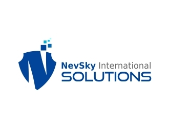 NevSky International Solutions  logo design by onetm