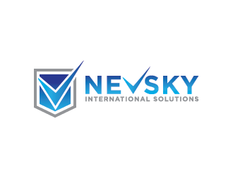 NevSky International Solutions  logo design by fajarriza12