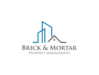 Brick & Mortar Property Management logo design by noviagraphic