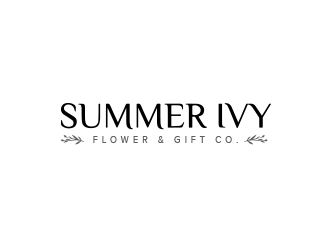 Summer Ivy flower & gift co. logo design by BeDesign