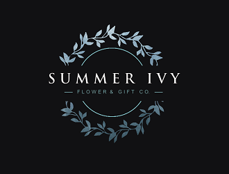 Summer Ivy flower & gift co. logo design by coco