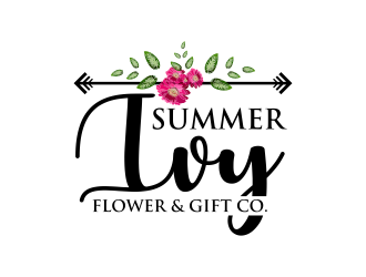 Summer Ivy flower & gift co. logo design by imagine
