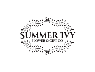 Summer Ivy flower & gift co. logo design by Greenlight