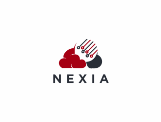 Nexia logo design by ammad