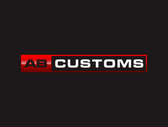 AB Customs logo design by cimot