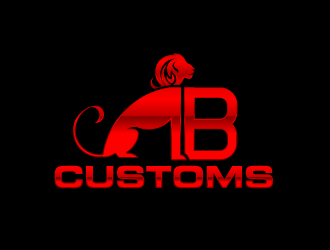 AB Customs logo design by bezalel