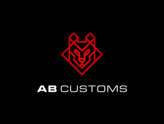 AB Customs logo design by rizqihalal24