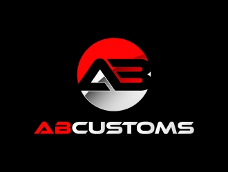 AB Customs logo design by labo