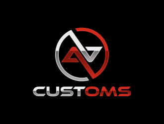 AB Customs logo design by haidar
