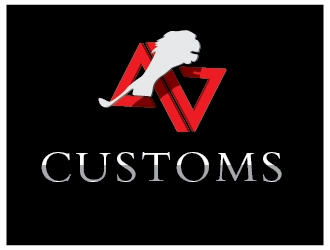 AB Customs logo design by MUSANG