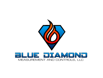 Blue Diamond Measurement and Controls, LLC logo design by tec343