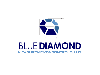 Blue Diamond Measurement and Controls, LLC logo design by YONK