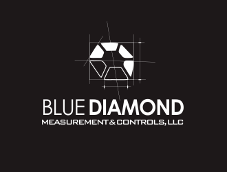 Blue Diamond Measurement and Controls, LLC logo design by YONK