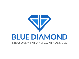 Blue Diamond Measurement and Controls, LLC logo design by keylogo