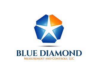 Blue Diamond Measurement and Controls, LLC logo design by SmartTaste
