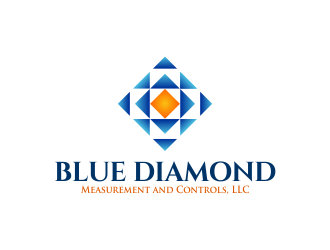 Blue Diamond Measurement and Controls, LLC logo design by SmartTaste