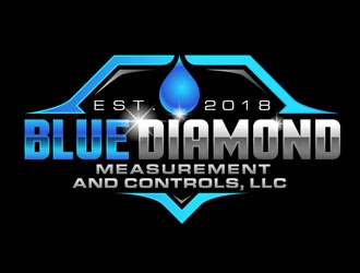 Blue Diamond Measurement and Controls, LLC logo design by DreamLogoDesign